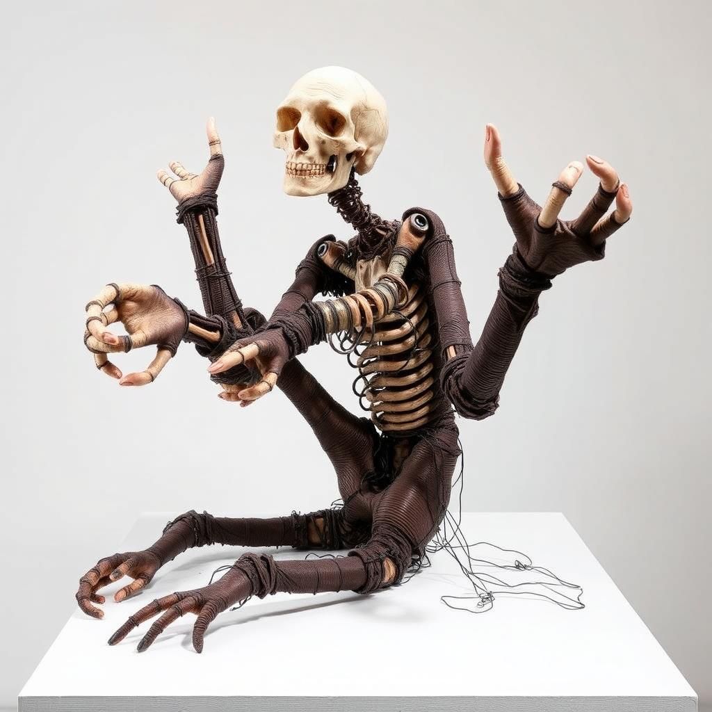 Surreal Anatomical Distortion Inspired by Dada Artists