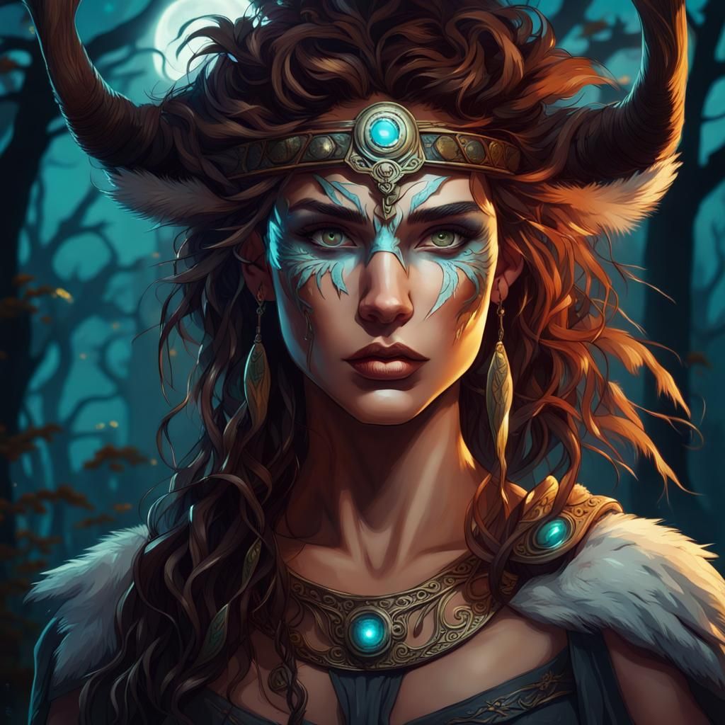 Skadi, huntress goddess - AI Generated Artwork - NightCafe Creator