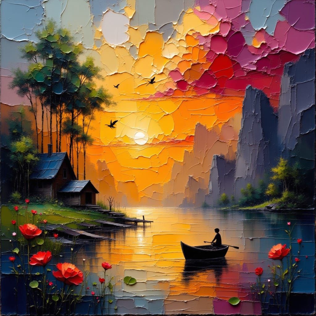 Sunrise on the River  by @BlueDreamSkipper