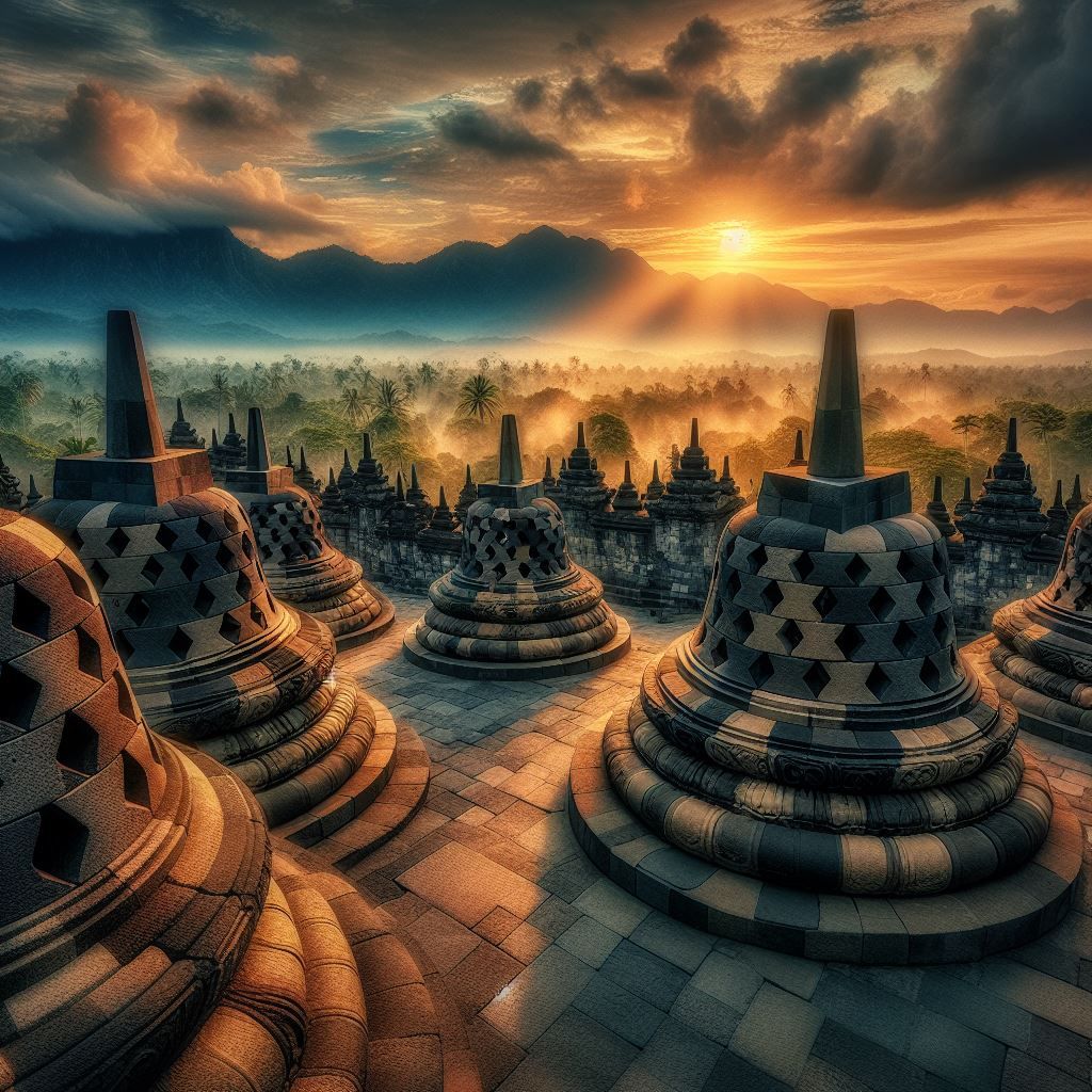 Candi Borobudur Java Indonesia