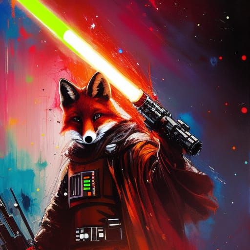 Fox Vader AI Generated Artwork NightCafe Creator