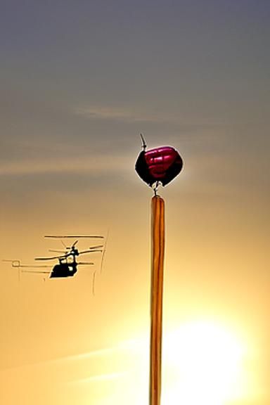 Helicopter ballon
