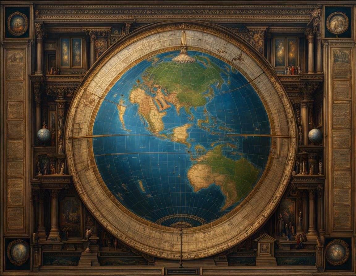 Mapping Meridian 24 degrees East Longitude, and parallel 42 degrees