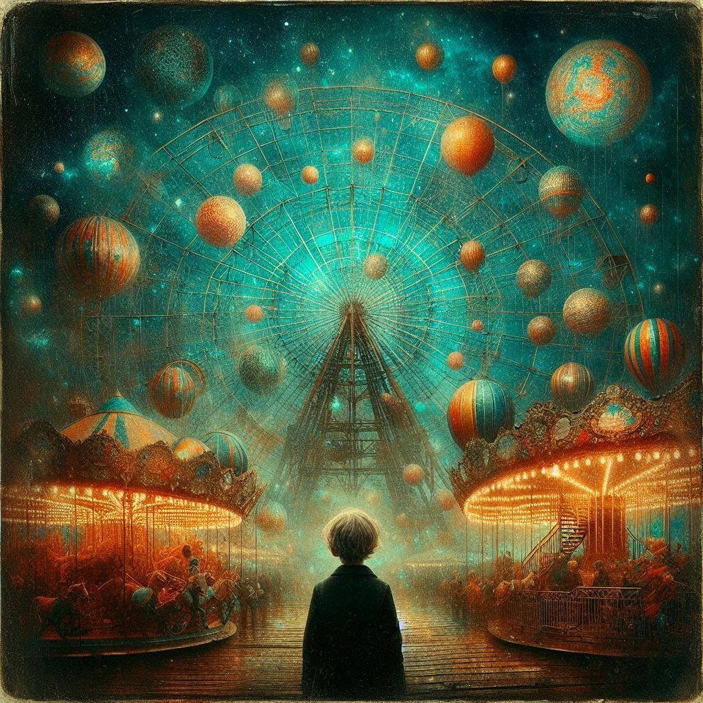 The amusement park you dream of on misty moonlit nights