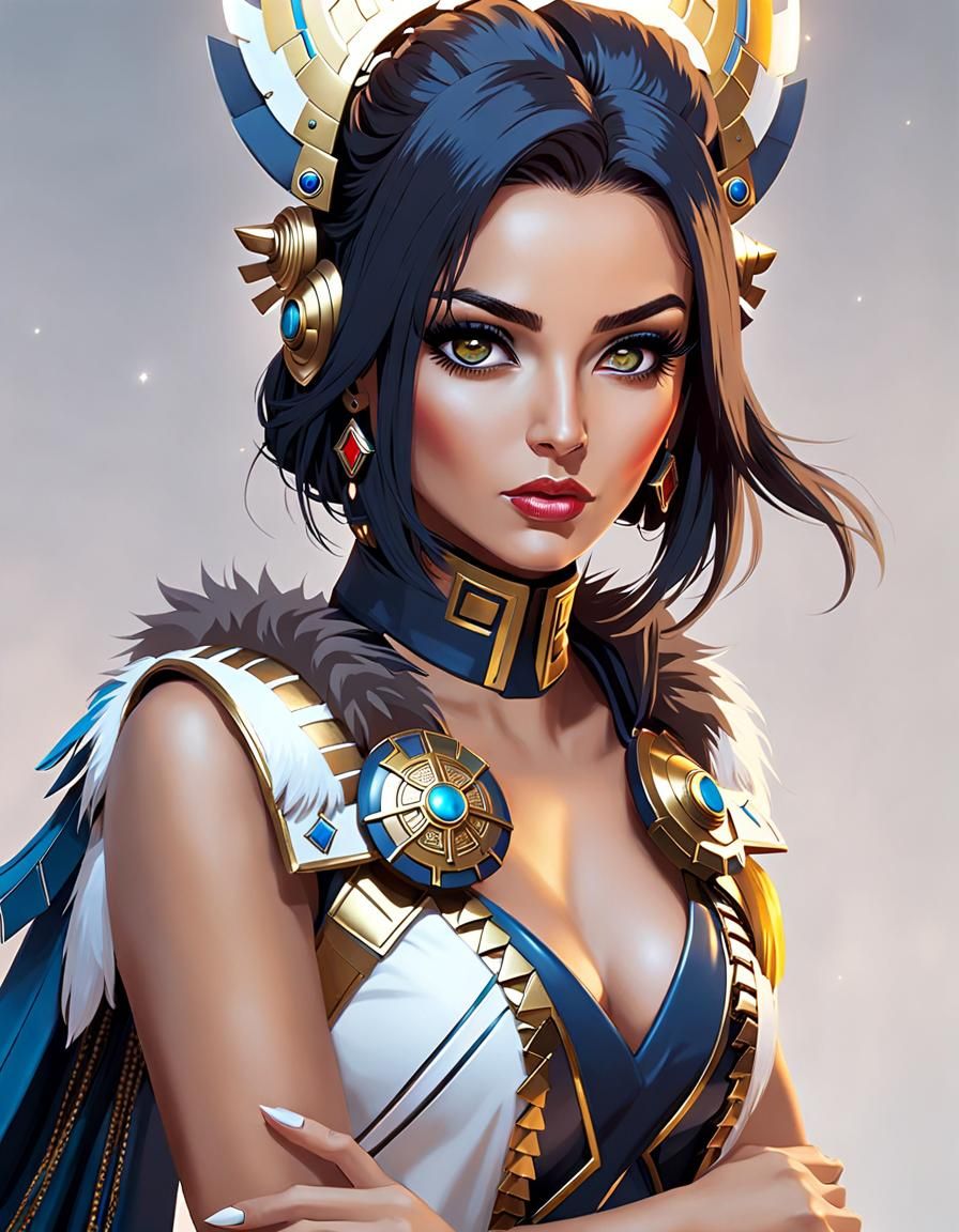 Warhammer 40k, Space Marine, beautiful woman, Priya Serrao, ...