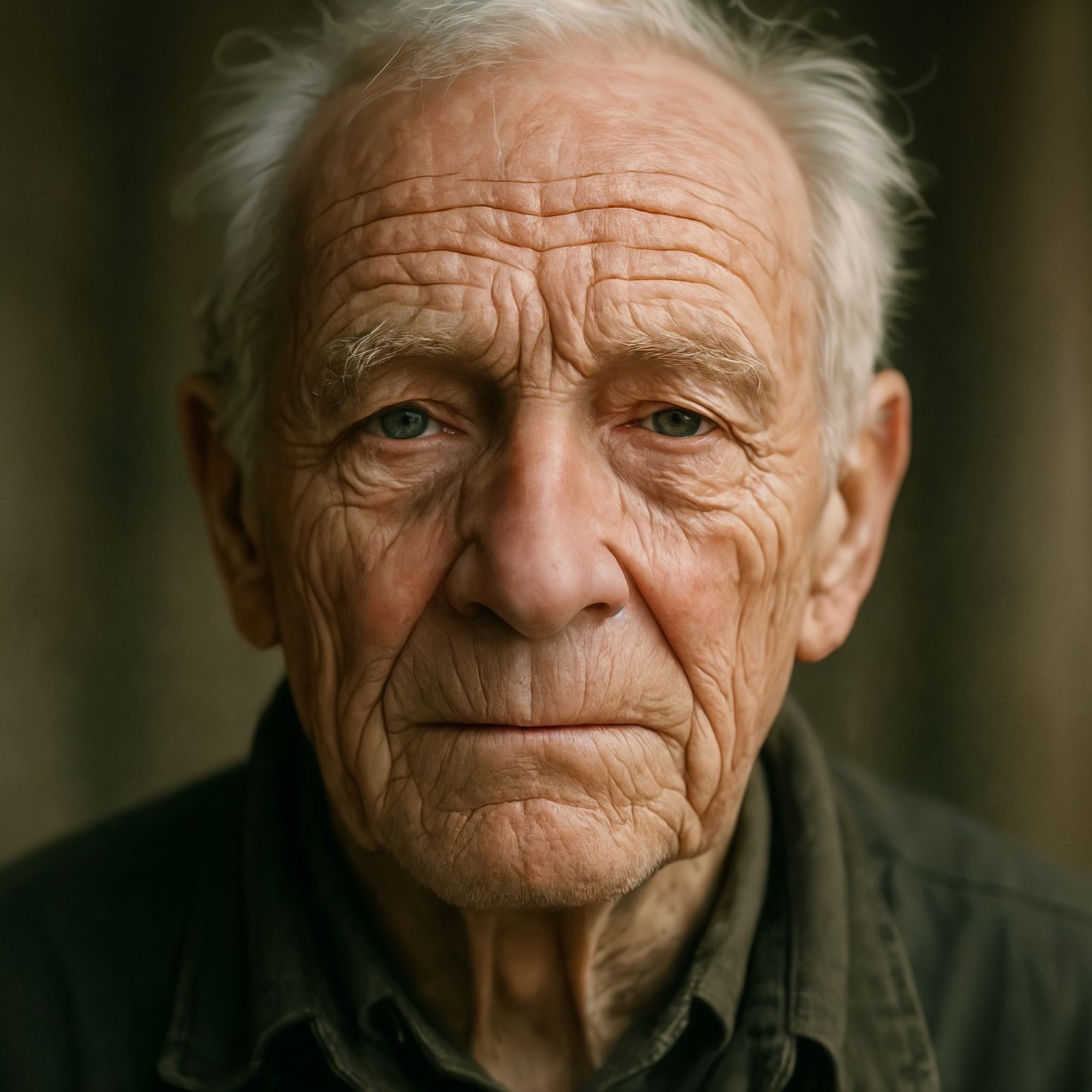 Photorealistic Portrait of an Elderly Man