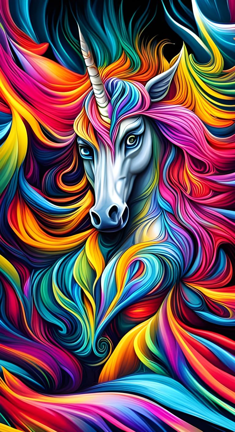 Unicorn Disaster 6 - AI Generated Artwork - NightCafe Creator