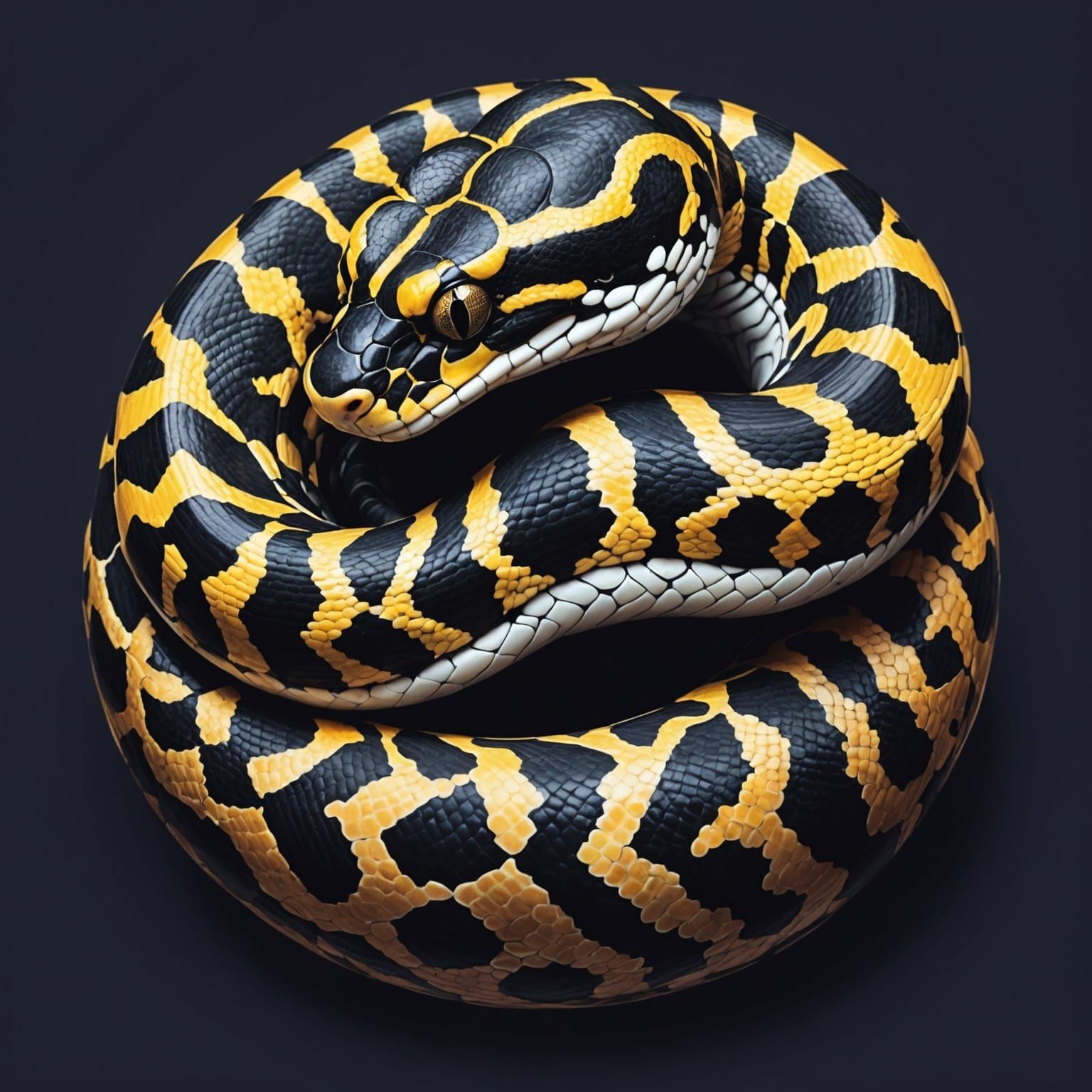 Ball python  by @undefined