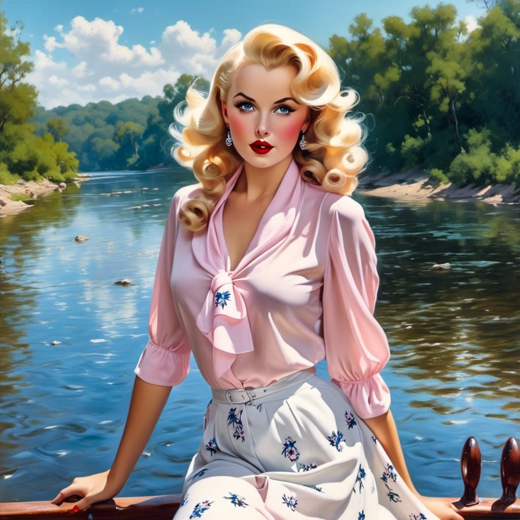 <lora:PinUpStyle:1.0> ""