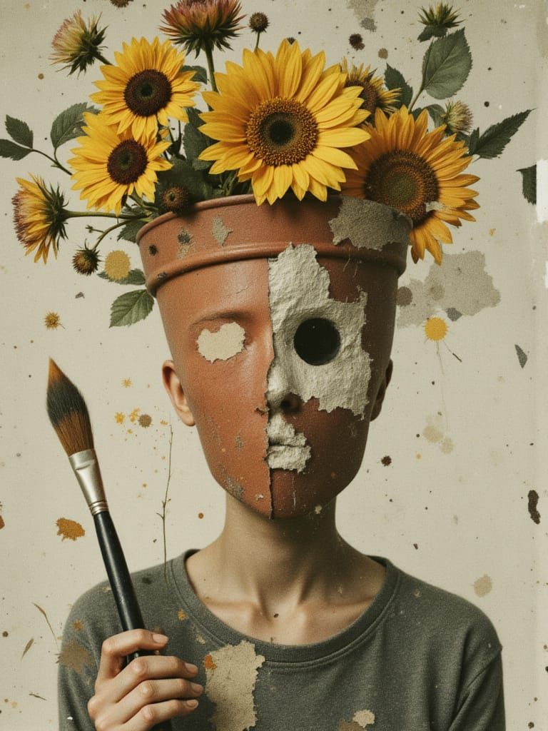 Sunflowers for My Sanity  by @Mr Happy