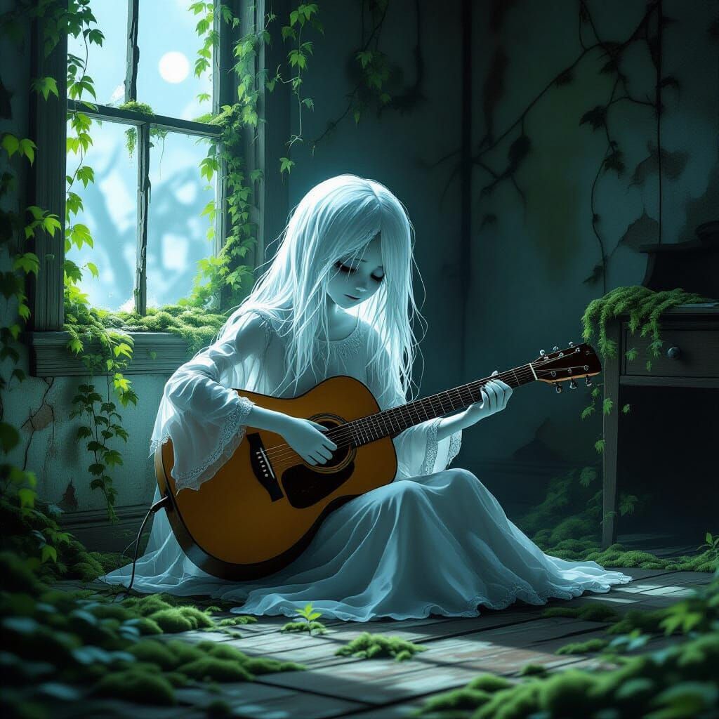 Ghost Girl. . .  by @Livvie