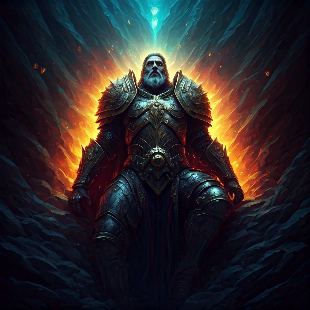 Fallen Warrior Rises: Fantasy Concept Art in 8K