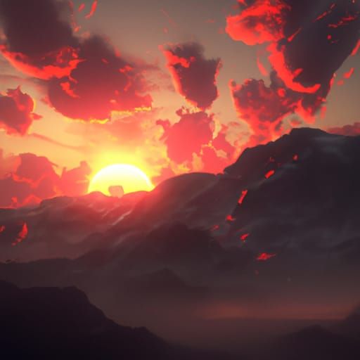 Blood sunset