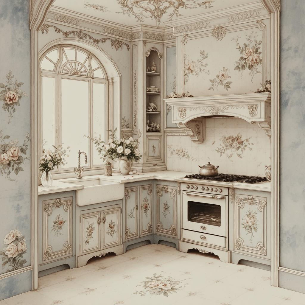 Kitchen - Floral Fancy.