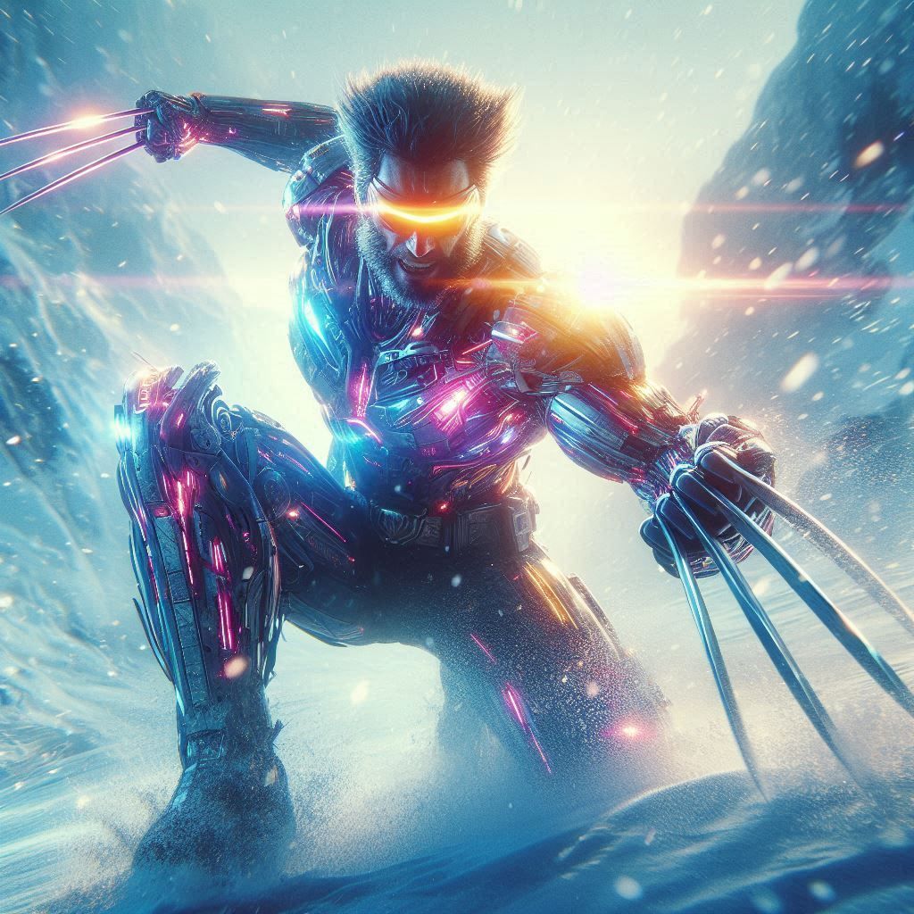 Cyberpunk Wolverine
