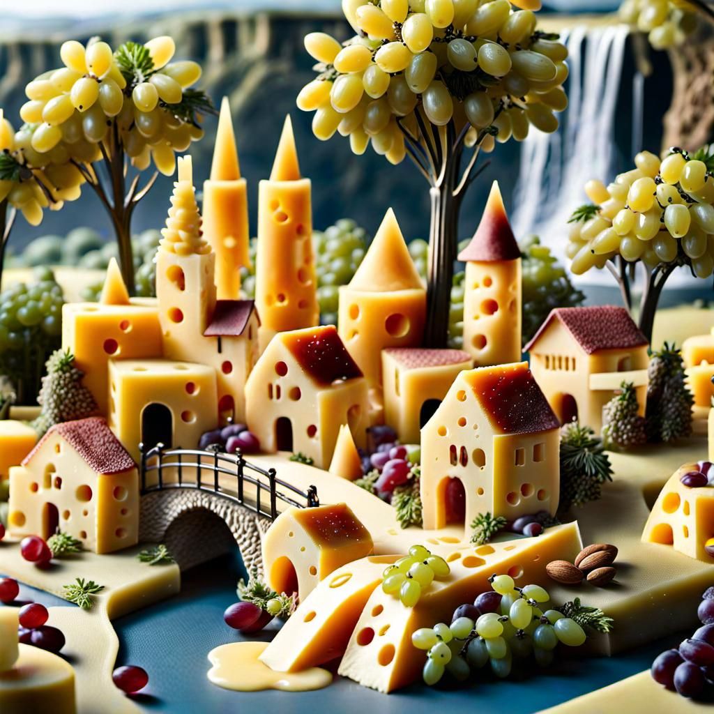 A truly cheesy view  by @Elenriel