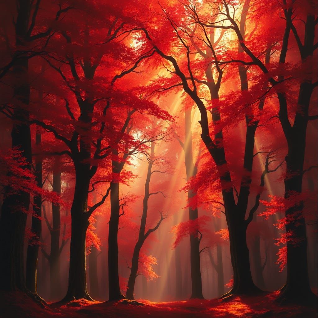 A whimsical wet-on-wet watercolor and airbrush–style scene. A grand, beautifully spacious room with flowing curtains and a luxurious carved ...