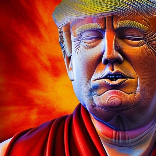 Buddhist Donald Trump 