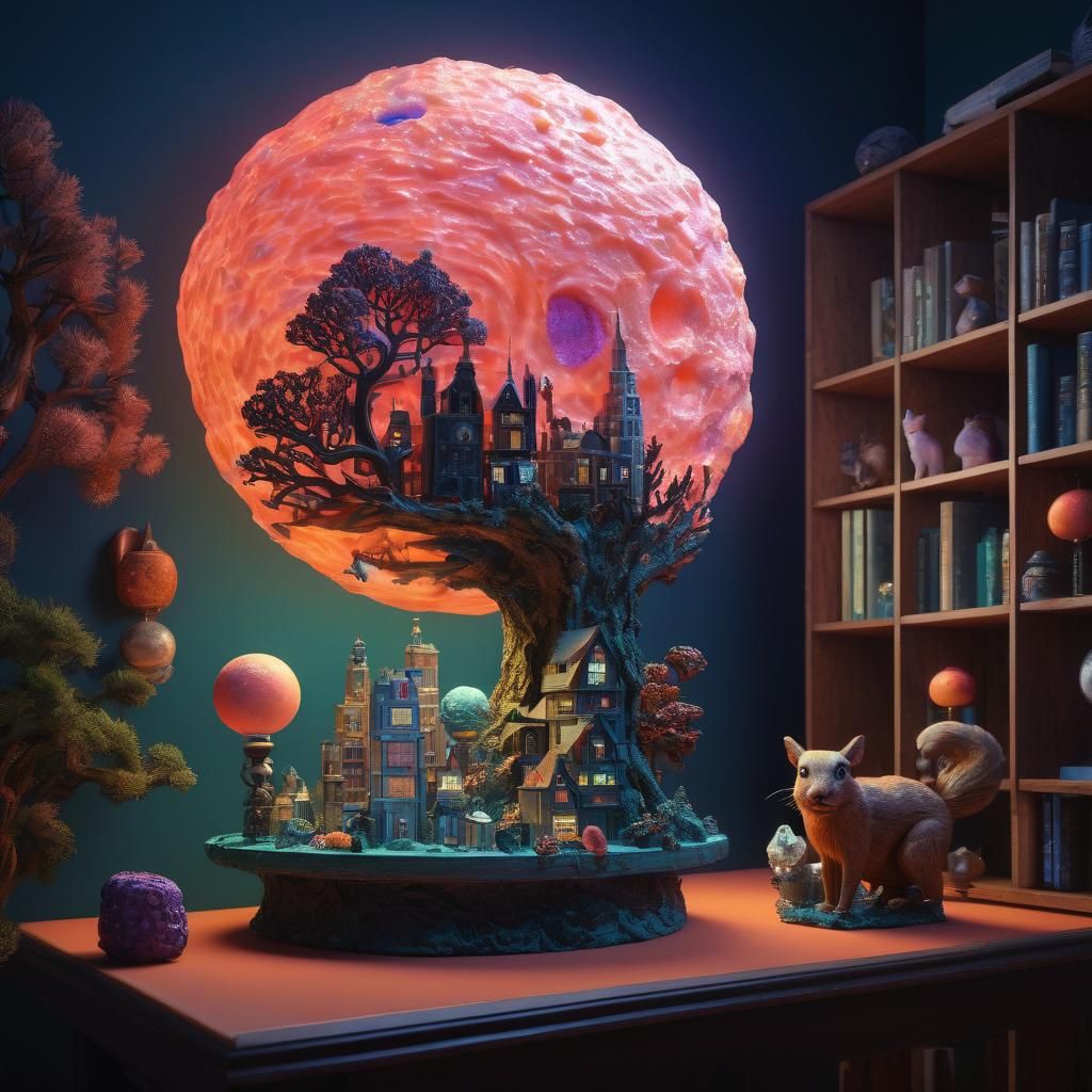 The den moon lamp