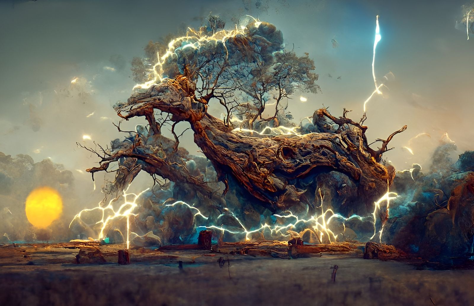oaks and lightnings