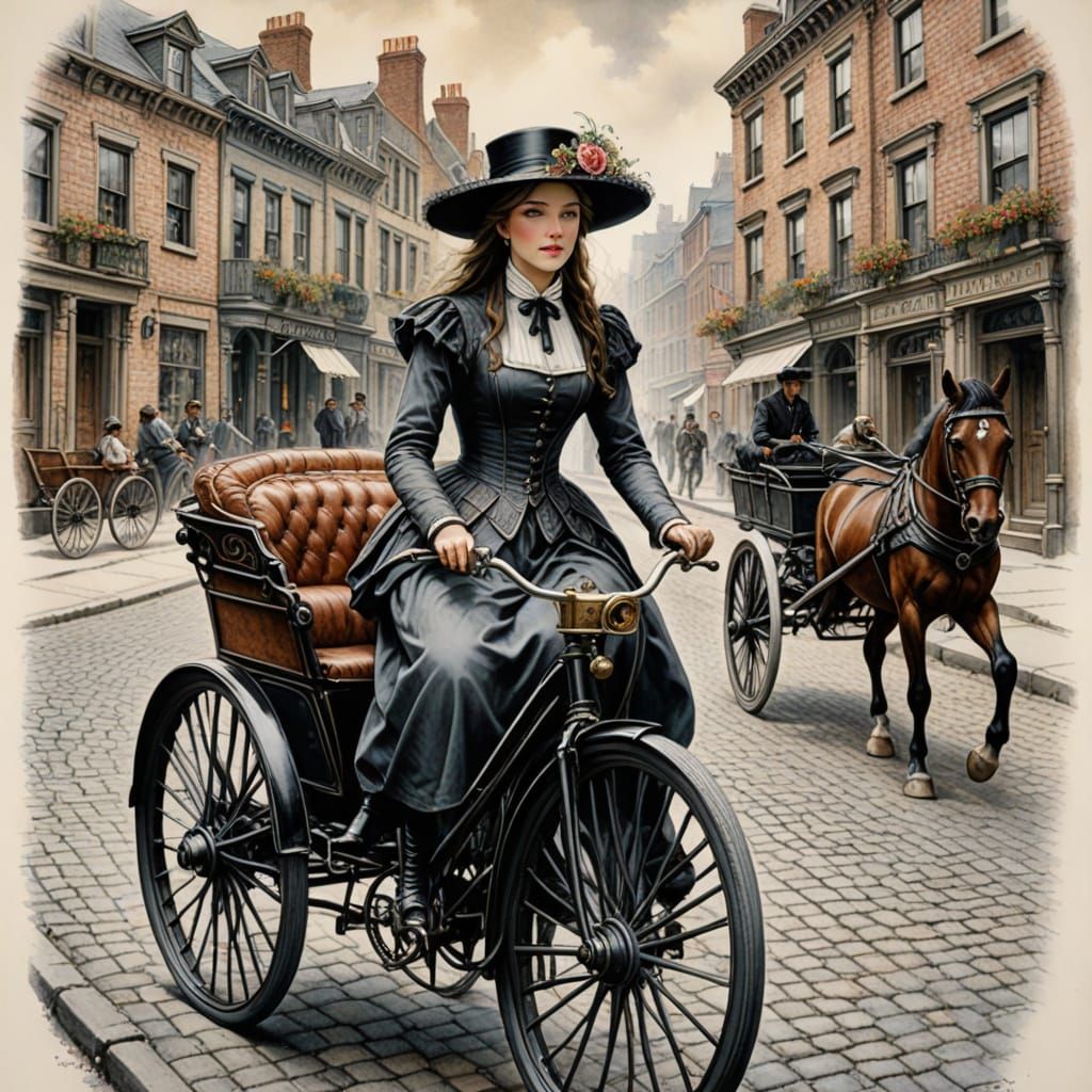 Philadelphia Lady, 1890   by @atpollard