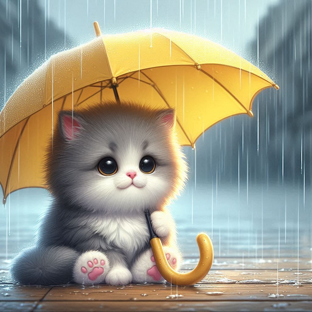 Umbrella Kitty