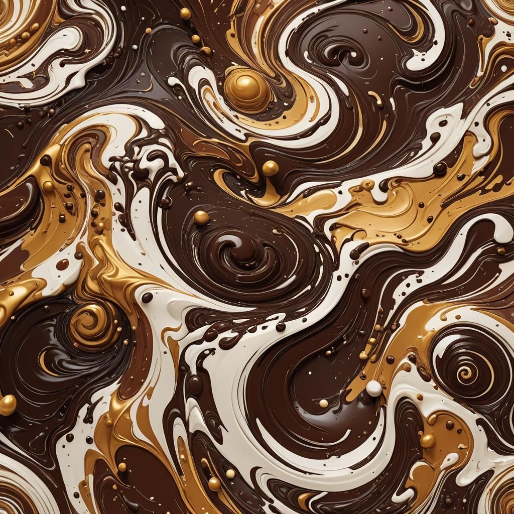 Chocolate Landmass in Comic Style