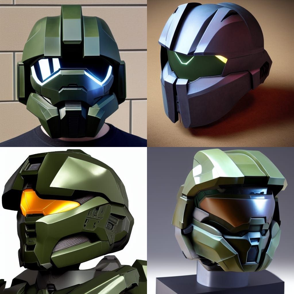 Halo Spartan future war helmet 2