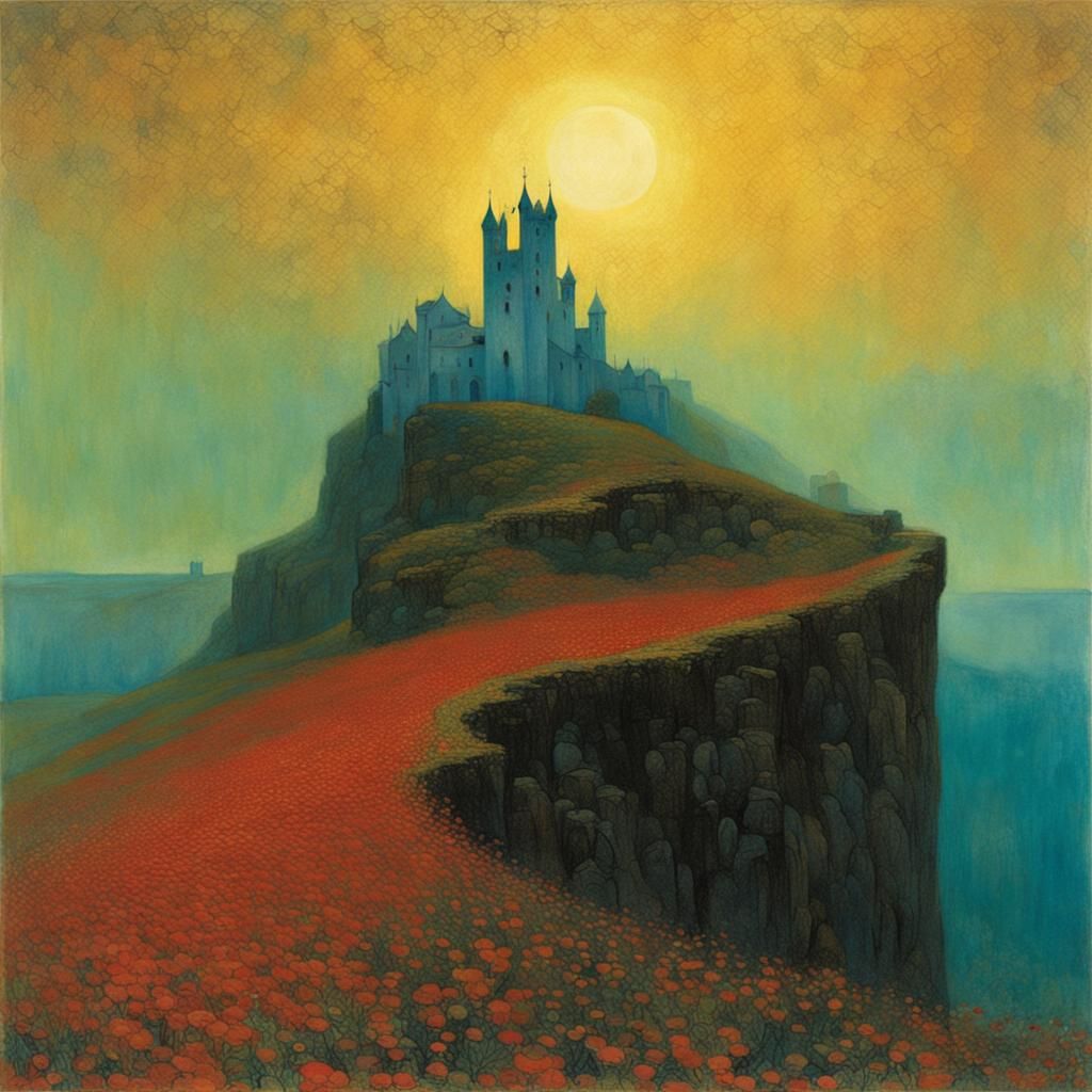 by Zdzisław Beksiński and Henri Edmond Cross