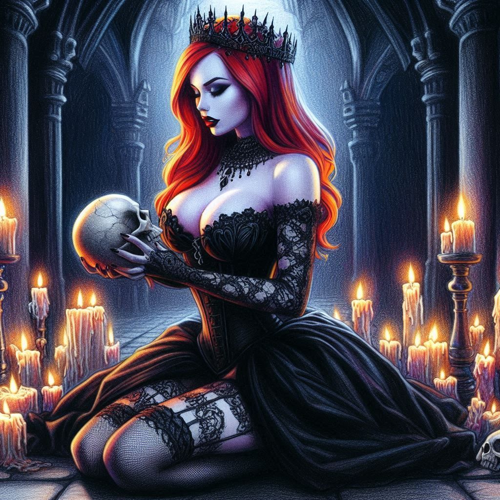 The Vampire, The Skull, and a Lot of Candles