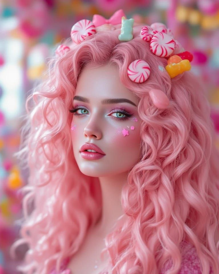 Sweet Blushes: A Portrait in Pink & Peppermint