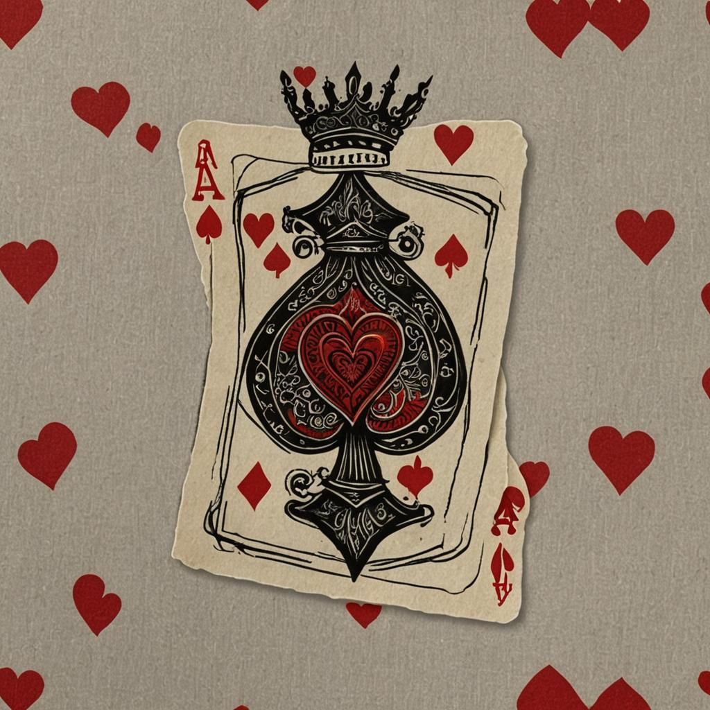 ace of hearts up a shirtsleeve