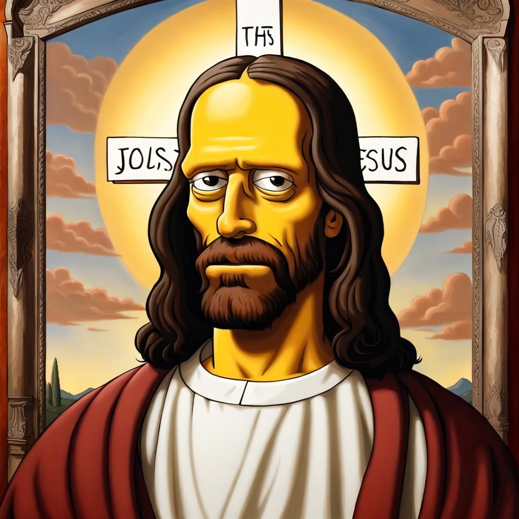 Simpson Jesus portait