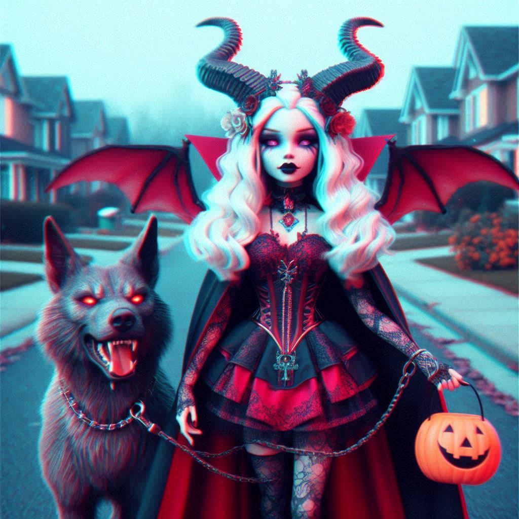 Barbie as a Tiefling