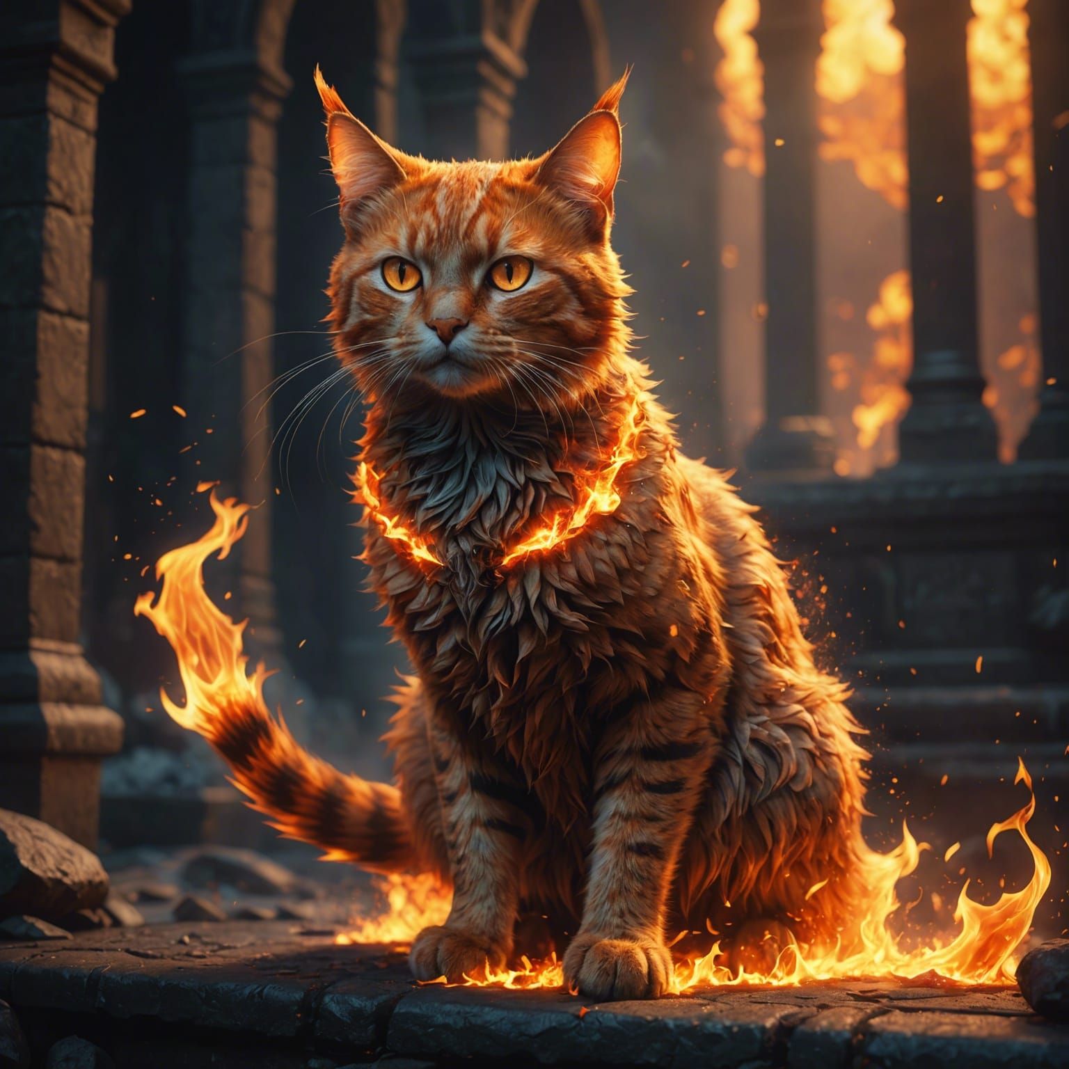 Fiery Feline #2