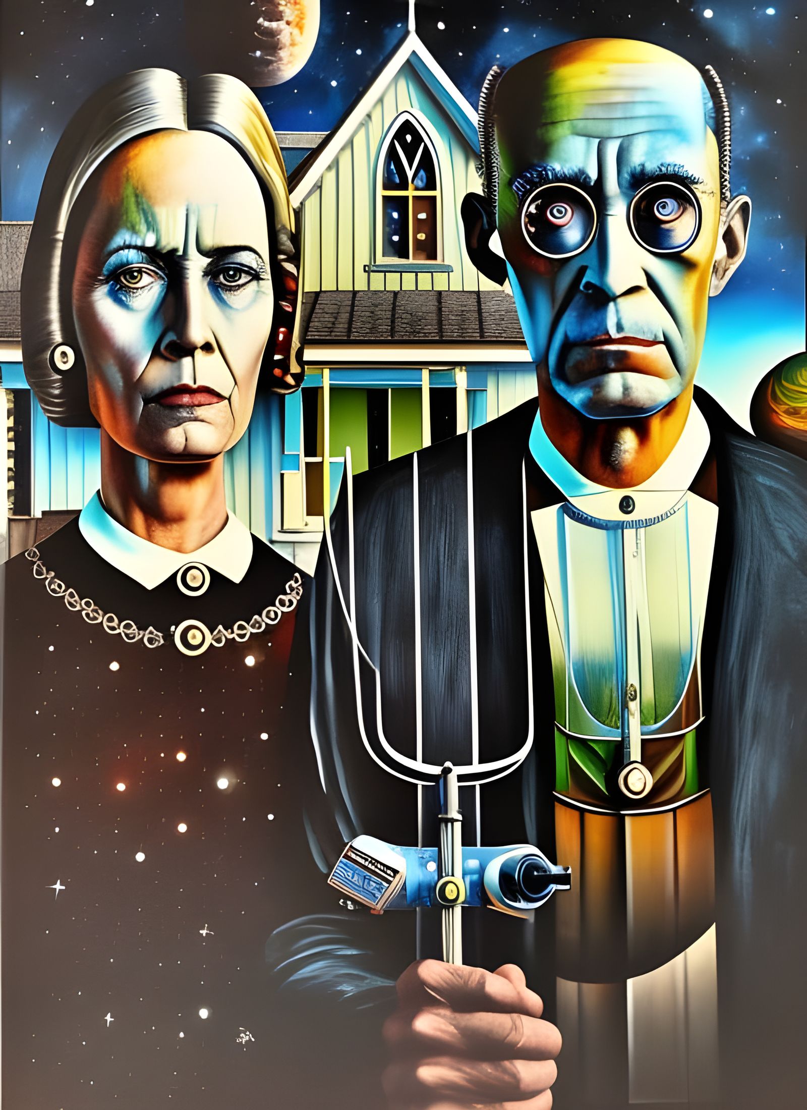 Intergalactic Gothic  by @rufusdinosaur