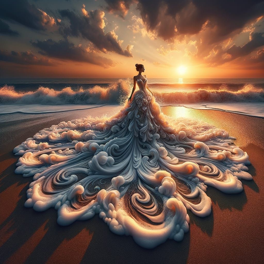 Seafoam Sunset  by @Magnolia55