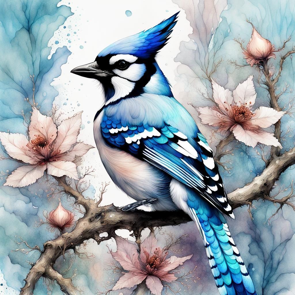 Beautiful Blue Jay  by @Bri-Bunny225