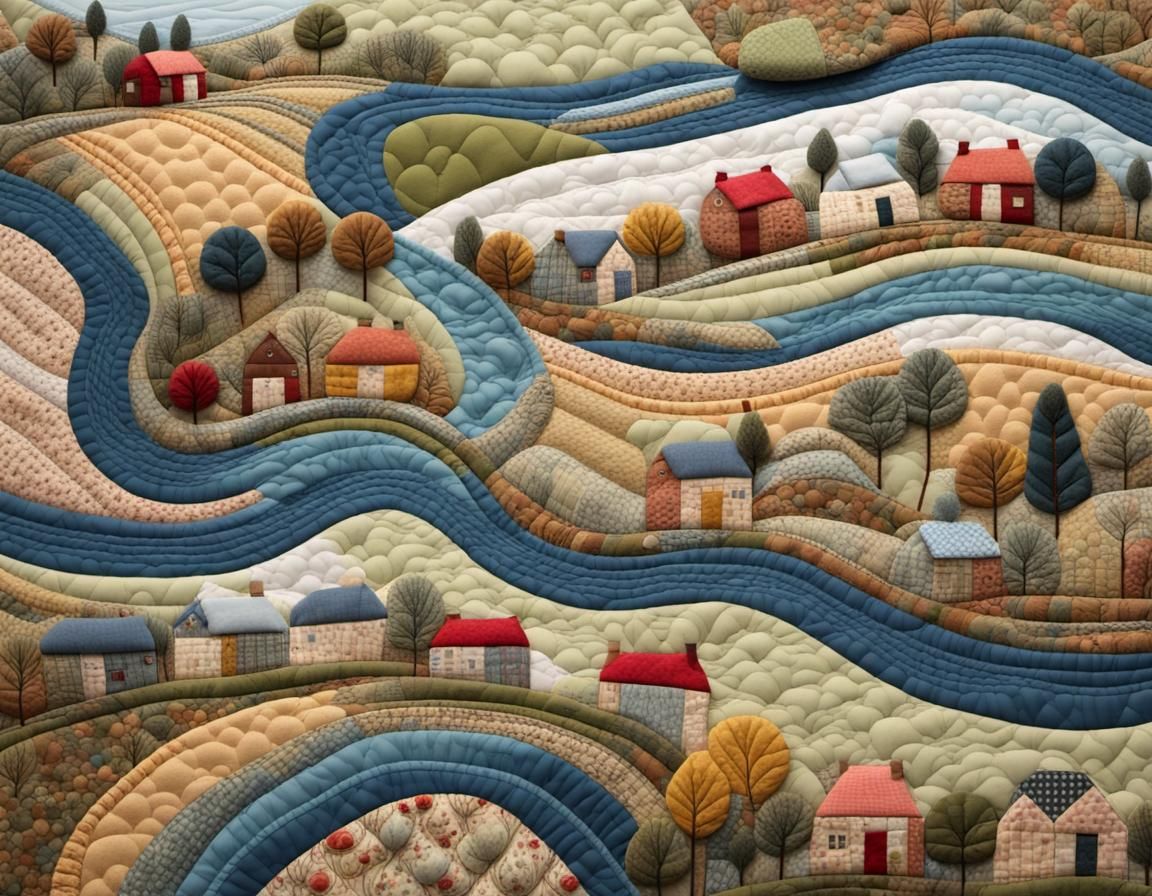 A patchwork quilt  by @Sullivan-Shaw