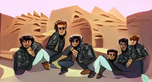 The Fremen except they're a 60s greaser gang