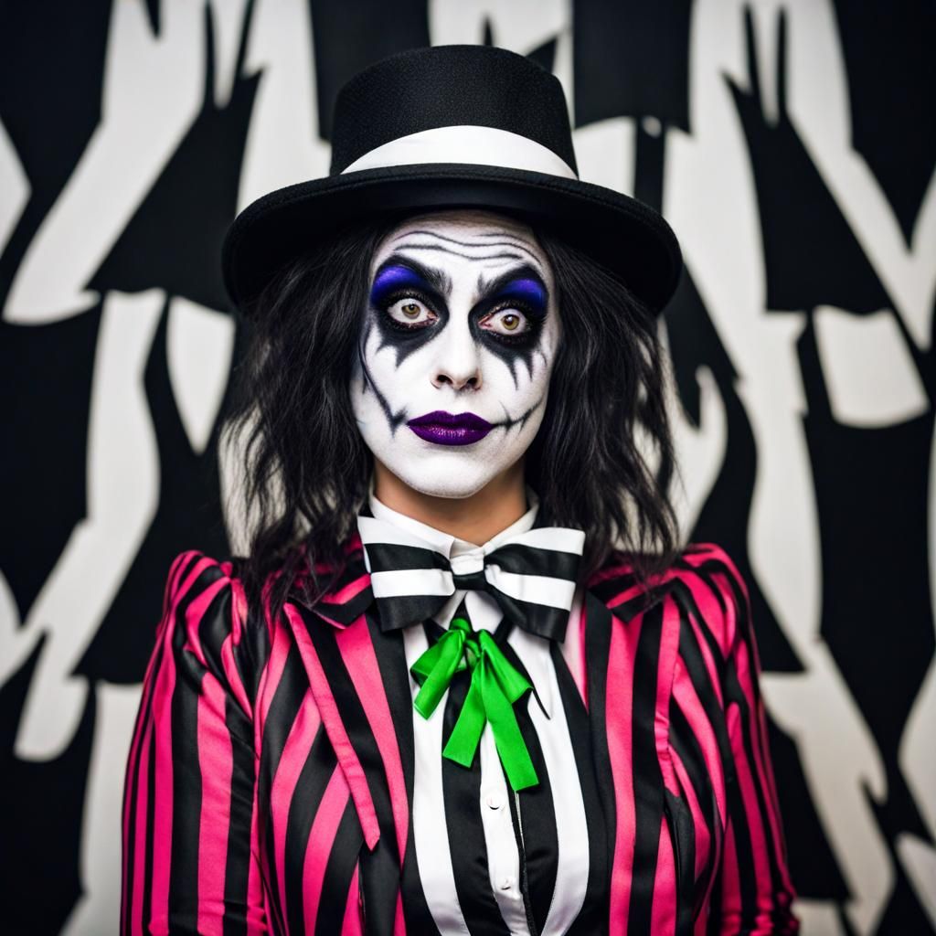 Lauren Boebert as Beetlejuice - AI Generated Artwork - NightCafe Creator