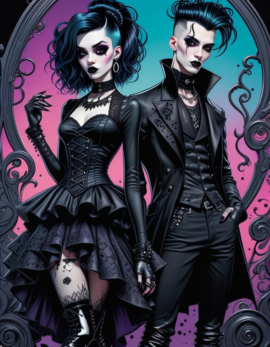 Goth Couple 