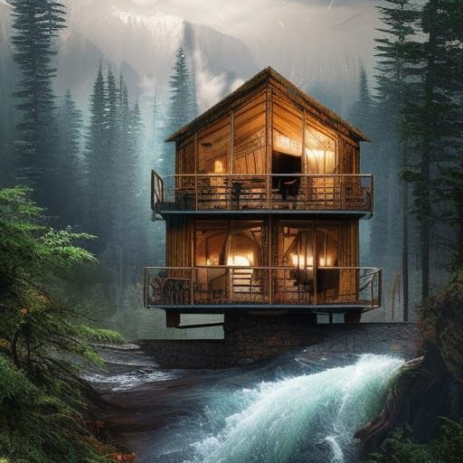 cabane nature survivor