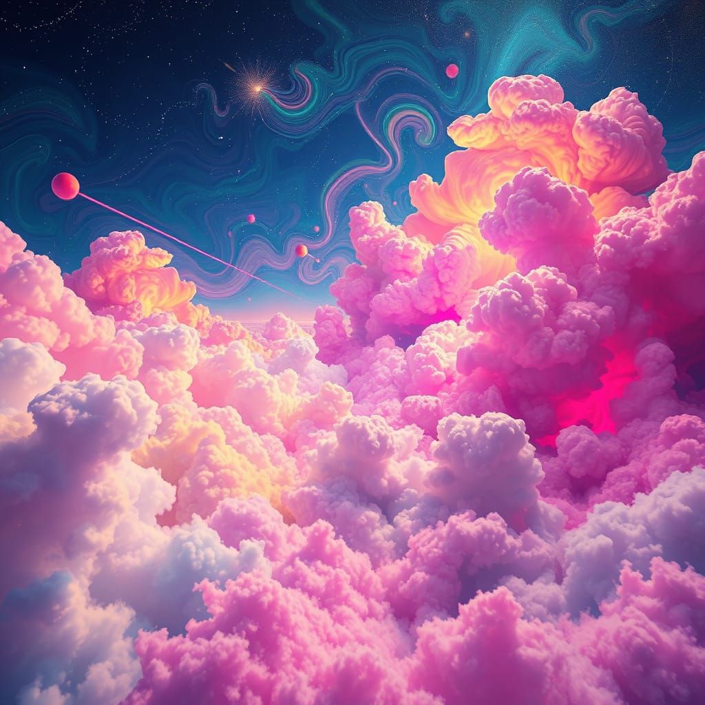 Ethereal Dreamscape in Vibrant Colors