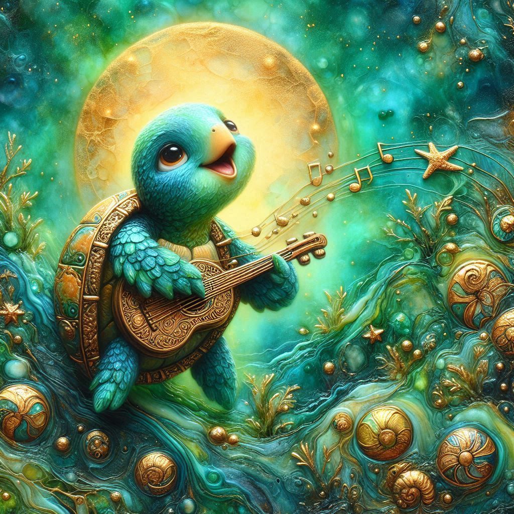 Singing turtle