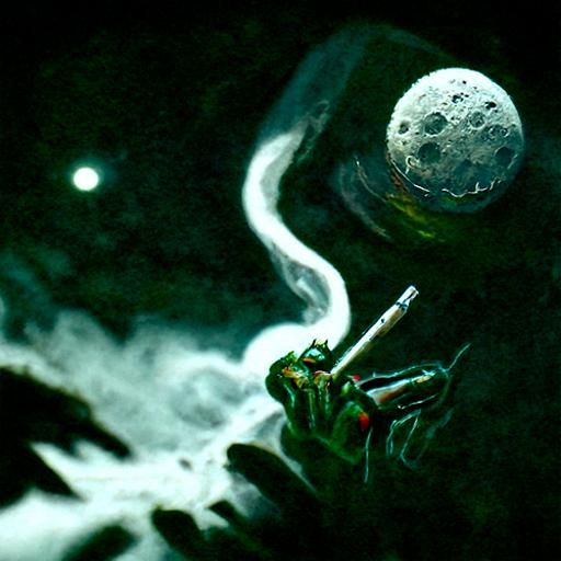 Marijuana on the moon