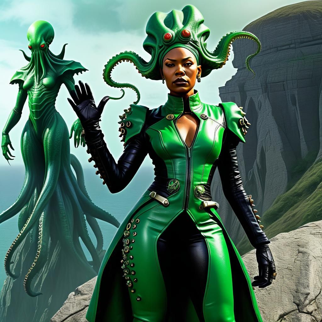 we see a high priestess of the Cult of Cthulhu_007