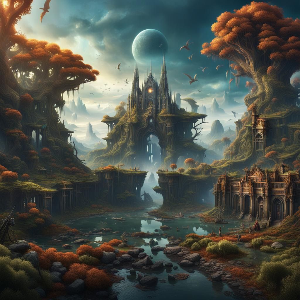 the world has ended and long since humanity has been made a non-dominant species