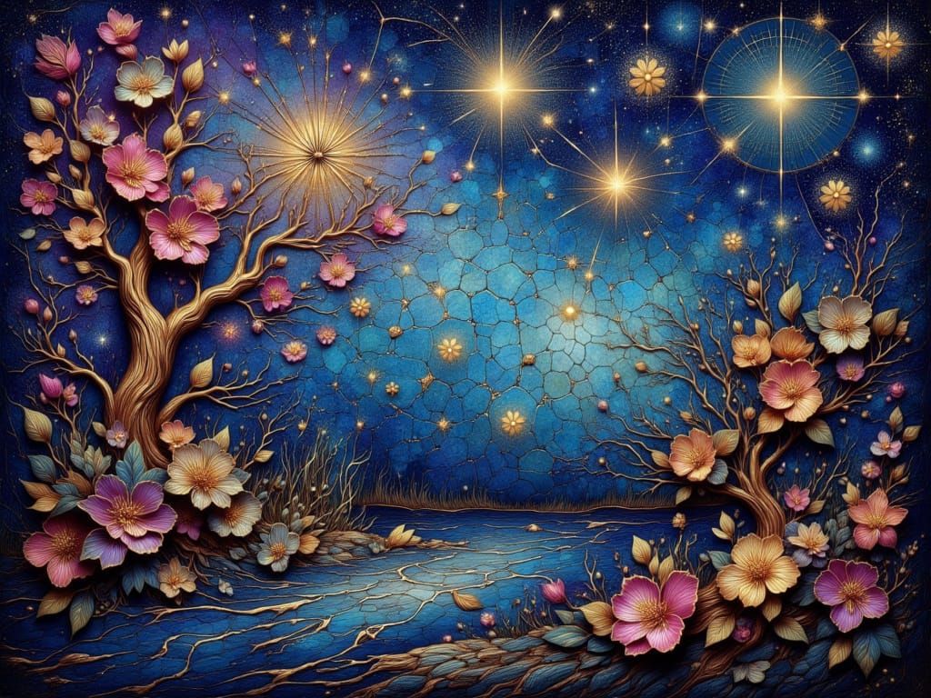 A Starry Night  by @somniamea