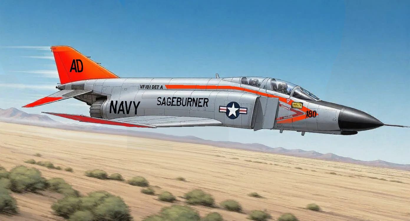 McDonnell F4H-1F Phantom II, Bu. No. 145307, Operation Sageb...